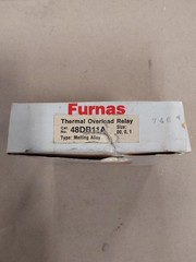 FURNAS THERMAL OVERLOAD RELAY FOR SIZES 00,0,1 48DB11A….N74