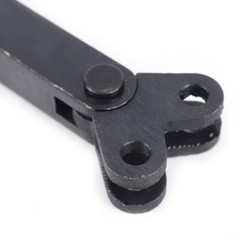 7-Piece Knurling Tool Set with 0.5/1/2mm Diagonal Wheels for Lathes
