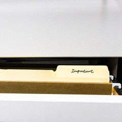 Efficient 1/3-Cut Manila File Folders, 6-Pack for Easy Document Organization