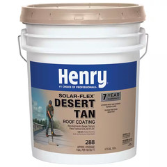 288 Solar-Flex Desert Tan Acrylic Elastomeric Reflective Roof Coating 4.75 Gal.