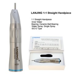 Dental Straight Handpiece Nose Cone Low Speed 1:1 Inner Water ISO E Type NSK X65