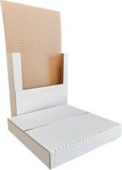Vinyl Record Mailer Corrugated Shipping Box 12.5×12.5x2inch White Adjustable …