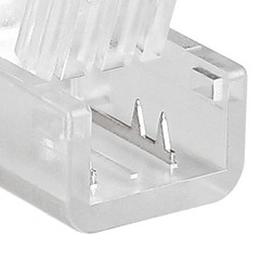 HOMELYLIFE 2Pin COB LED Strip Connectors 8mm Soldless 10 Pack with 8mm, Red