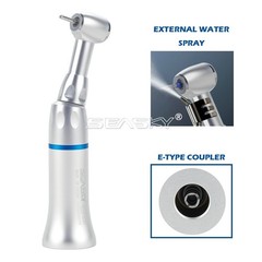 10 Dental Low Speed Handpiece 1:1 Contra Angle Push Button fit FG 1.6mm Burs USA