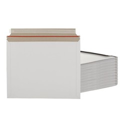 60 Pack Rigid Mailers 14×11″ Peel & Seal Envelopes – Stay Flat for Documents, Ph
