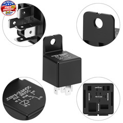 Motor Relay 5 Pin 24V 40A, Automotive Relay, 5 Pack Vehicle Relays Switch Power