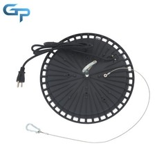 4 Pcs 150W High Bay Light Lighting Fixture 18000LM UFO LED With Hook Safety Rope