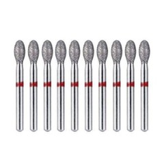 10Pcs Dental Diamond Burs FG For High Speed Handpiece 368-023F /379-023F/VP-21