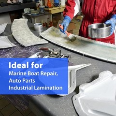 1.5oz Fiberglass Chopped Strand Mat – 4″ x 360″ Strong, 4 x 360″, white