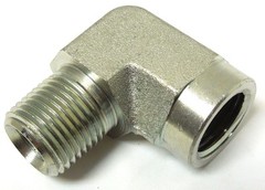 1/2″ Male NPTF x 1/2″ Female NPTF 90° Elbow Plated Steel Hydraulic 5502-08-08