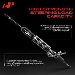 2006-2008 Hummer H3 Hydraulic Power Steering Rack Pinion 3.5L 3.7L 5.3L