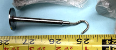 Lot of 10 pieces) Ten Gram (10g) Mass Weight Hanger with Hook, 10g Physics