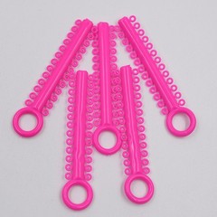 1040Pcs Dental Ligature Rubber Ties Orthodontic Elastic Bands Braces 6 Color