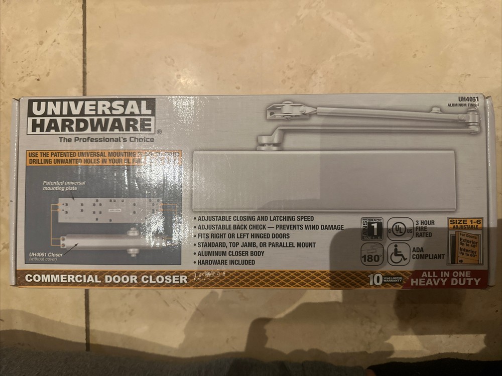 Heavy-Duty Aluminum Commercial Door Closer- SEALED🔥