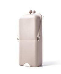 APT 1101 Makeup Brush Holder Travel Cosmetic Bag with Suction Base, Oatmeal