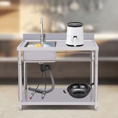 Compartment Commercial Sink Kitchen Stainless Steel Utility Sink Prep Table