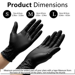 100-Pack Disposable Nitrile Gloves – U.S. Seller – Fast Shipping