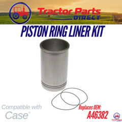 PISTON RING LINER KIT compatible w Case® 207D LATE W/BOWL 2.600″ REPLC: A46382
