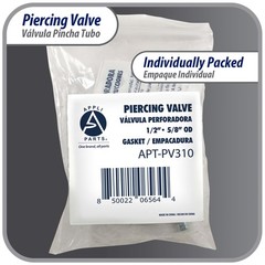 Appli Parts APT-PV310 1/2, 5/8 in Bullet Piercing Valve kit with tube size adapt