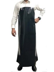 Vinyl Dishwashing Apron, Heavy Duty 23 Mil, Extra Long, Black (Pack of 1)