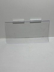 Lot of 45 Slatwall Shelves Shoe 12″ x 6″ Flat Styrene Clear Acrylic Slats