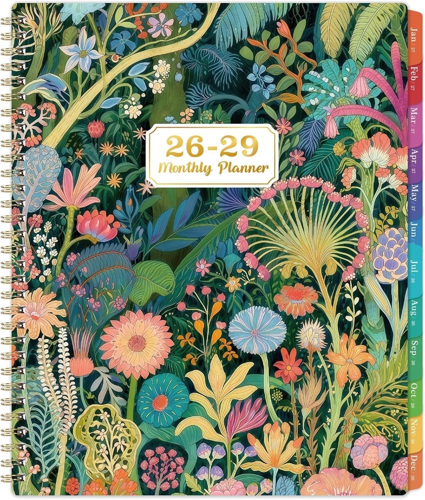 2026-2029 Monthly Planner – 3 Year Planner 2026-2029, Jul. 2026 – Jun. 2029, 9″