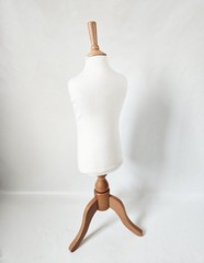 Tailors Dummy Mannequin Kids 3-4 Years (116-128) Wooden Stand