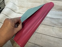 Cocoa Paper 8.5″ x 11″ Faux Leather Planner Cover Folio Bloom Daily Pink Teal T9