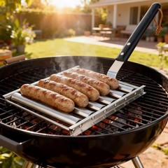 Hot Dog Roller for Grill – Even Grilling & Easy Cleaning Dishwasher Safe