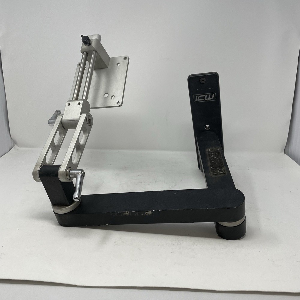 ICW Double Arm Monitor Mount Silver/Black