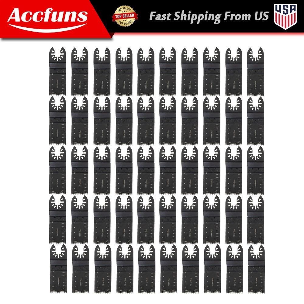50 Pc Oscillating 1 3/8 Inch Saw Blade