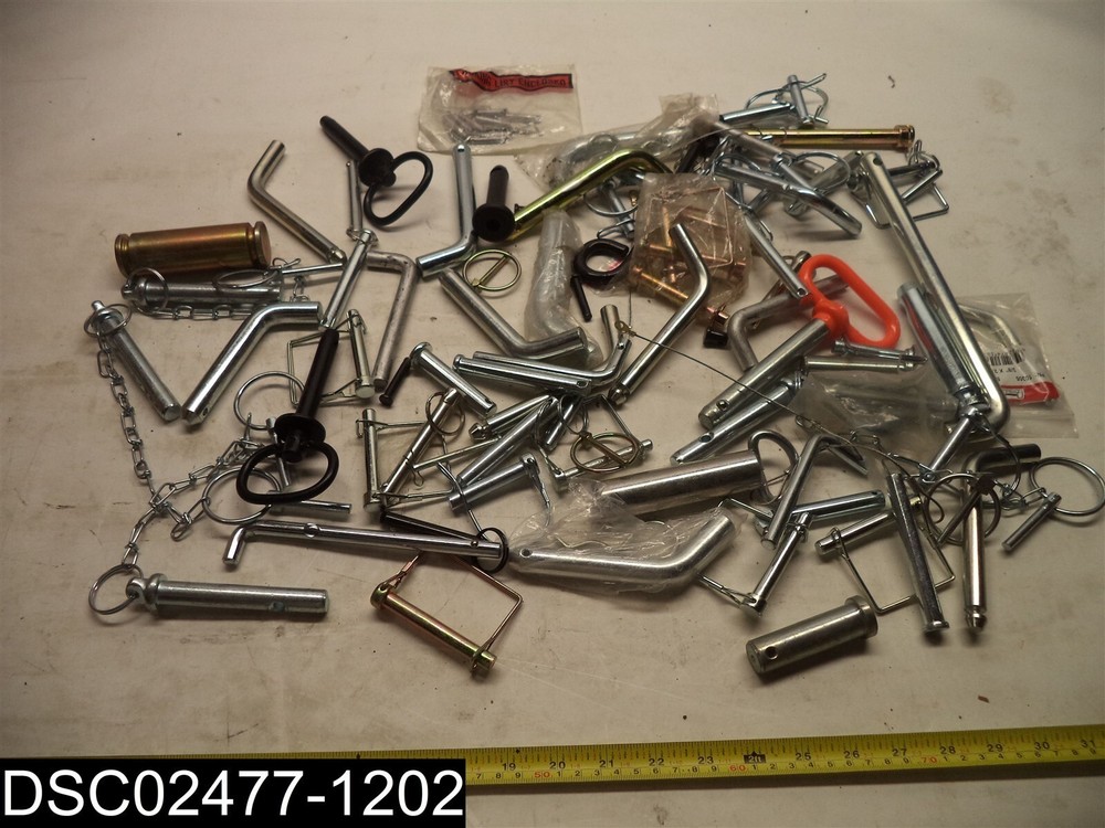 Qty=20Pounds: Mixed Lot of Different Sizes of Pins & Hooks