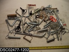 Qty=20Pounds: Mixed Lot of Different Sizes of Pins & Hooks