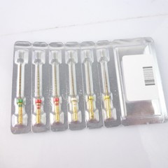 6pc Endodontic Dental Endo NITI Files X3-Pro Gold Taper Root Canal Rotary Files