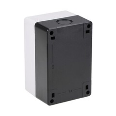 Push Button Switch Control Station Box 22mm 2 Button Holes White and Black