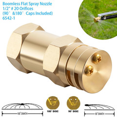 6542-1FBA Boomless Spray Nozzle For Agriculture, Lawn Care & General Watering