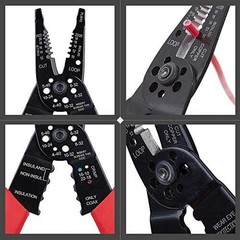 WGGE WG-015 Professional 8-inch Wire Stripper/wire crimping tool, Wire Cutter, W