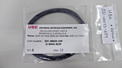 UBE 031-00033-239 O-Ring #239 (Pack of 2) 03100033239
