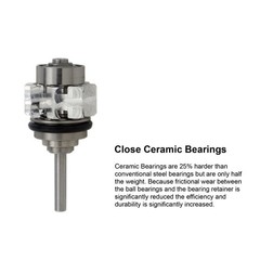 BEING Dental Turbine Cartridge Rotor For 45° Surgical Handpiece 303PBQ45 K N