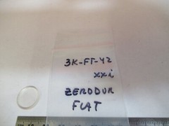 OPTICAL FLAT ZERODUR MINI LENS OPTICS AS PICTURED &3K-FT-42
