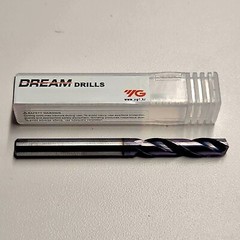6.2mm SOLID CARBIDE DREAM DRILL 3XD TiAlN COATED W/O COOLANT #DH404062 LOC31