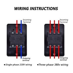 Waterproof Push Button Switch Motor On Off Start Stop Self Lock Control Station