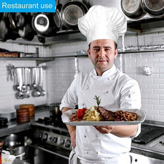 Chef Hat, Adult Premium Adjustable Elastic Baker Kitchen Cooking Chef Cap…