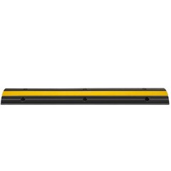 4 Pack 1-Channel Rubber Cable Protector Ramps 22046Lbs Capacity Driveway