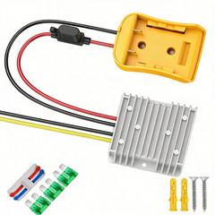 20V to 12V Step Down Converter Adapter Compatible with Dewalt 20V Regulator