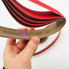 10x VSM 286117 Sanding Belt 1″ x 18-27/32″ 120 Grit XK870X Ceramic Alumina Oxide