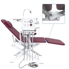 Portable Dental Folding Chair Air Turbine /Scaler /Hygiene Prophy Handpiece 4H