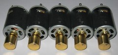 5 X 12V Nichibo Vibrator / Massager 5 Pole 28mm Diameter DC Motor Heavy Weight