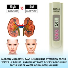 TDS3 PPM Meter Digital Tester Home Drinking Tap Water Quality Purity Test Tester