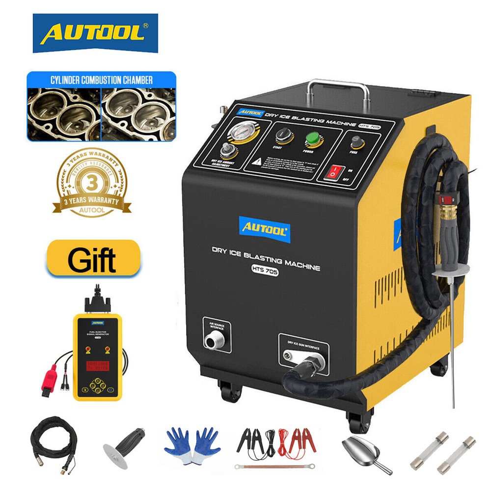 Dry Ice Blasting Machine Equipment Pellet Dry Ice blaster Cleaning with Nozzle